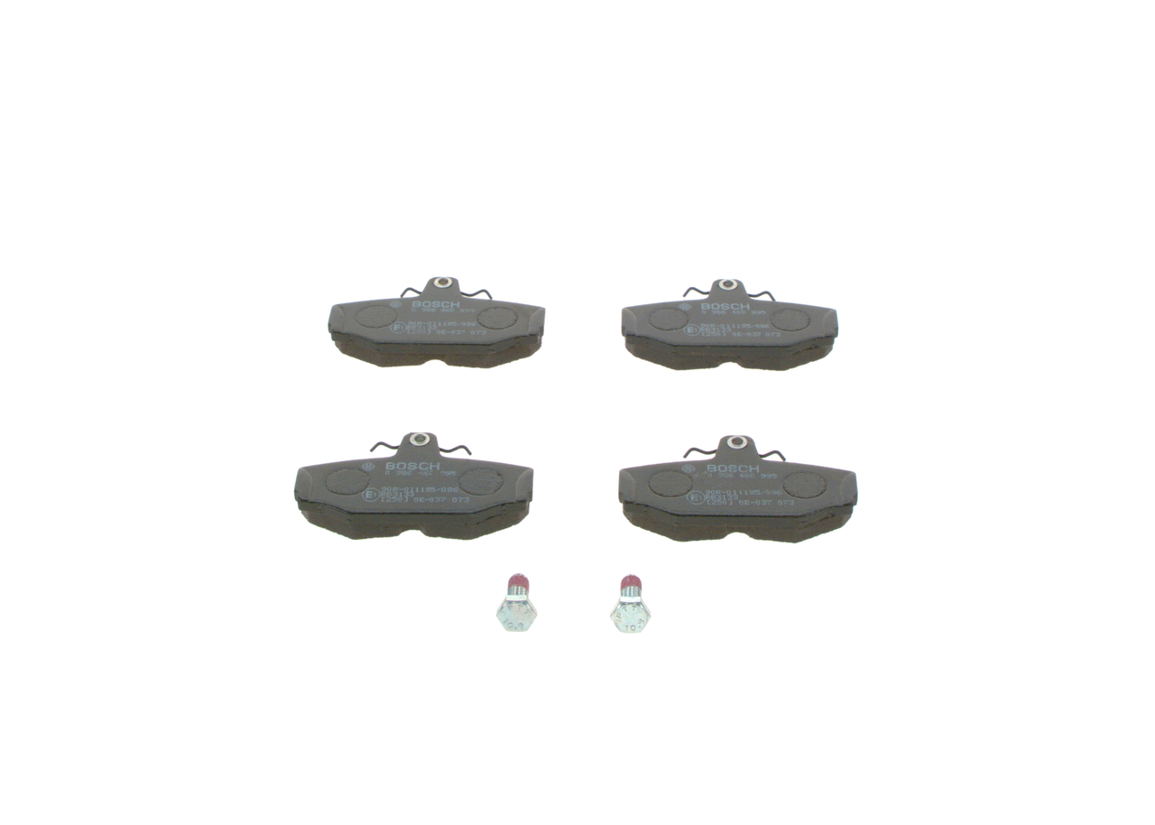 Brake Pad Set, disc brake - 0 986 460 995 BOSCH