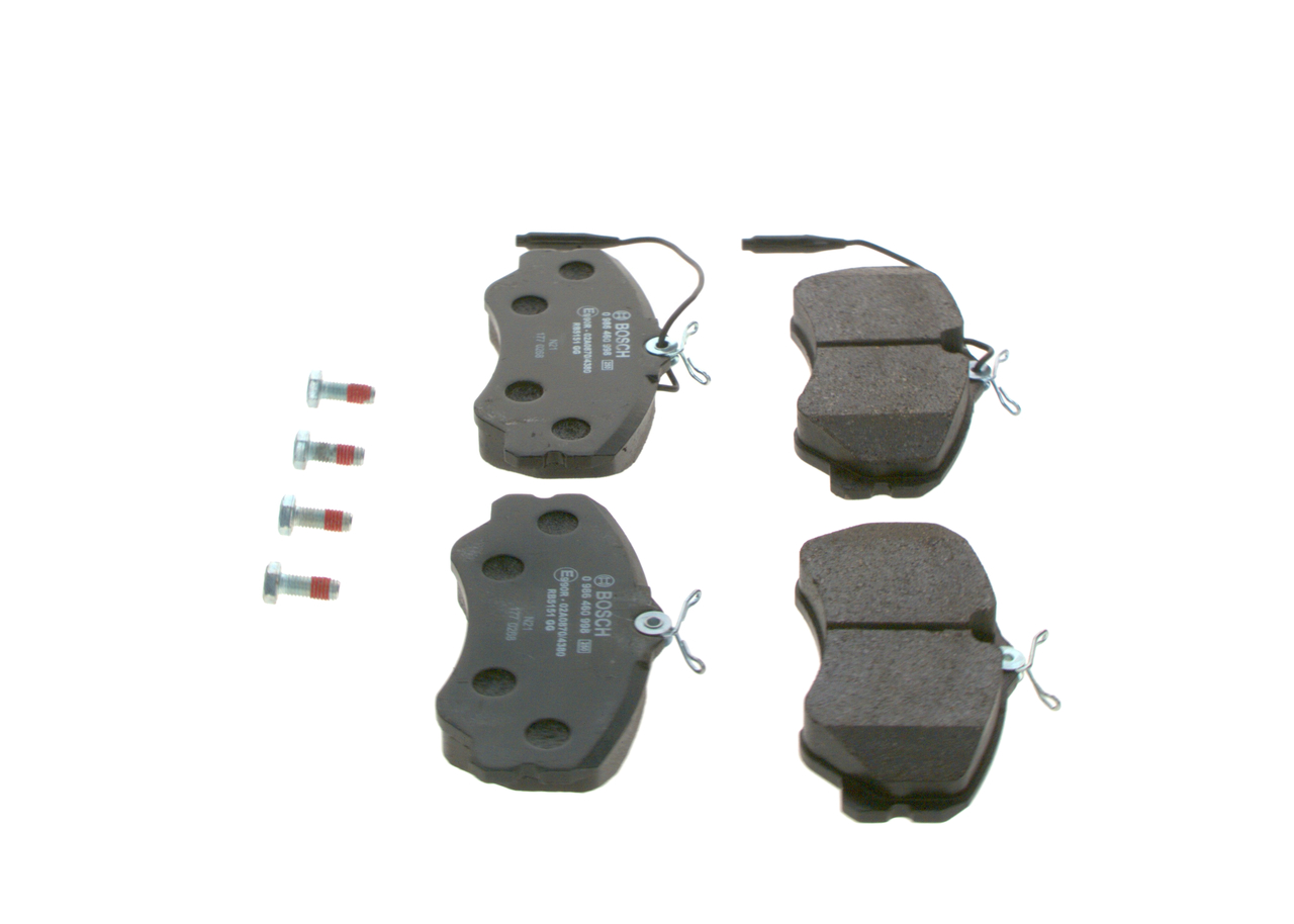 Brake Pad Set, disc brake - 0 986 460 998 BOSCH