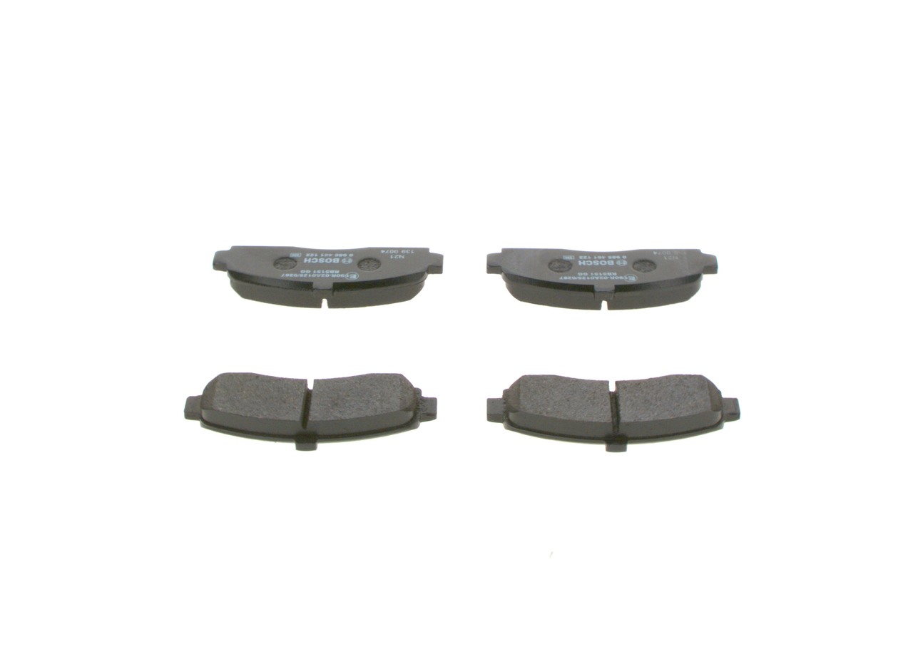 Brake Pad Set, disc brake - 0 986 461 122 BOSCH