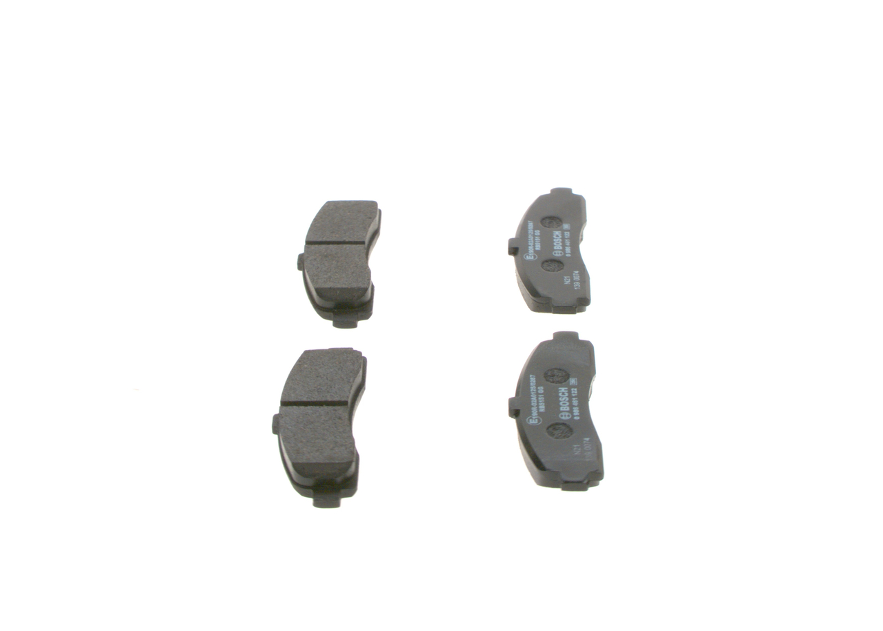 Brake Pad Set, disc brake - 0 986 461 122 BOSCH