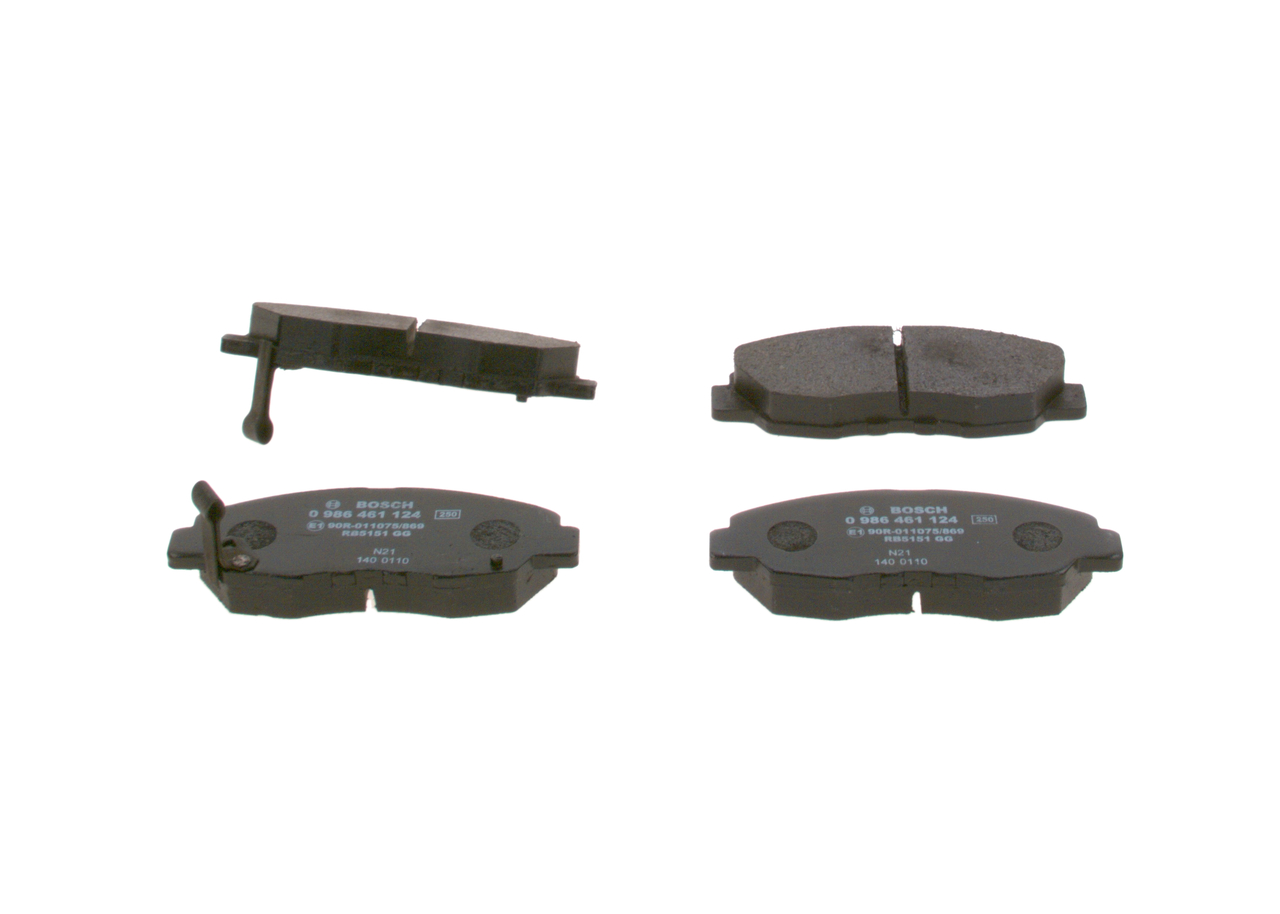 Kit pastiglie freno, Freno a disco - 0 986 461 124 BOSCH
