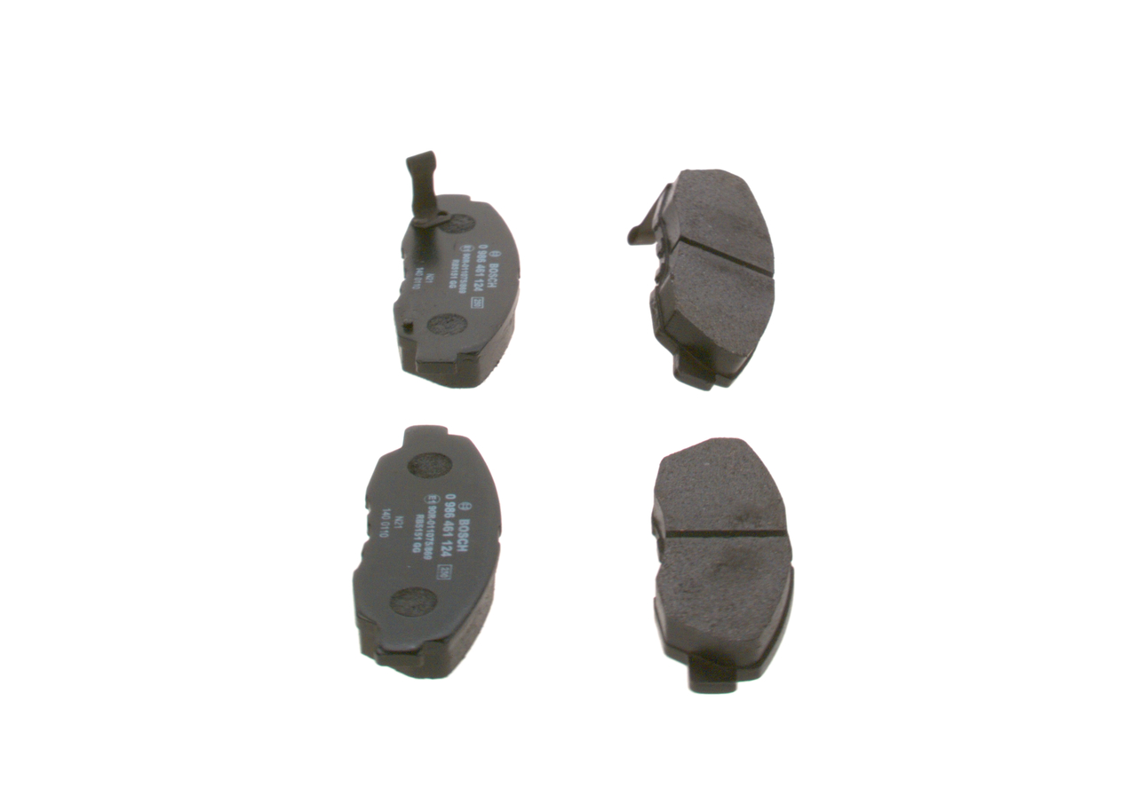 Brake Pad Set, disc brake - 0 986 461 124 BOSCH