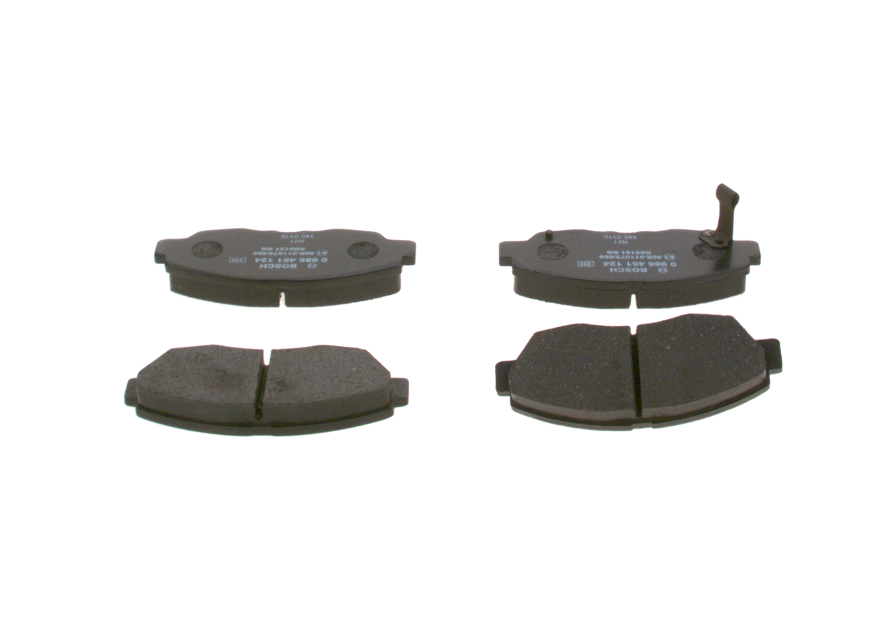 Brake Pad Set, disc brake - 0 986 461 124 BOSCH