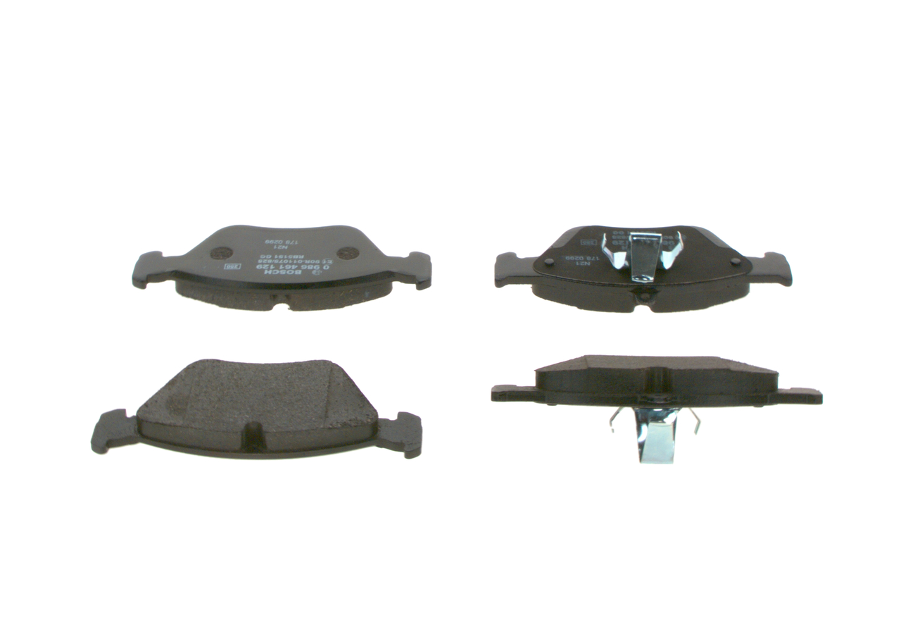Brake Pad Set, disc brake - 0 986 461 129 BOSCH