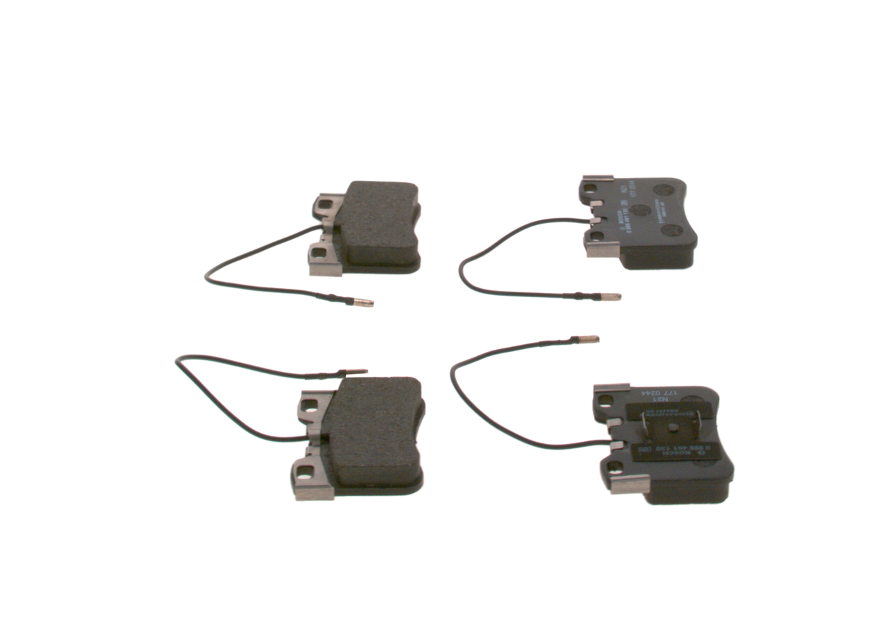 Brake Pad Set, disc brake - 0 986 461 130 BOSCH