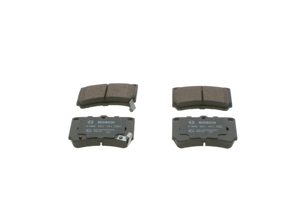 Brake Pad Set, disc brake - 0 986 461 141 BOSCH