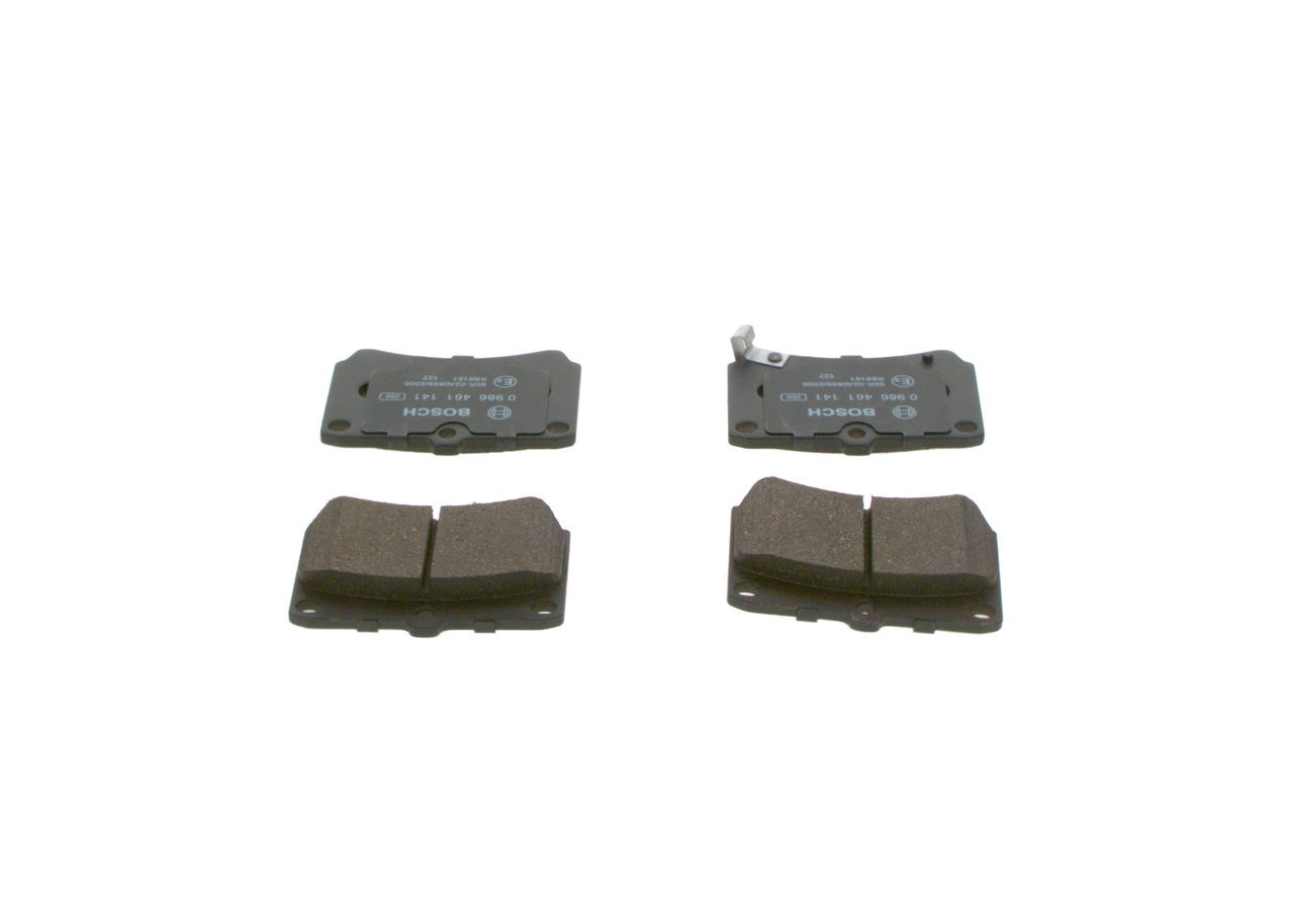 Brake Pad Set, disc brake - 0 986 461 141 BOSCH
