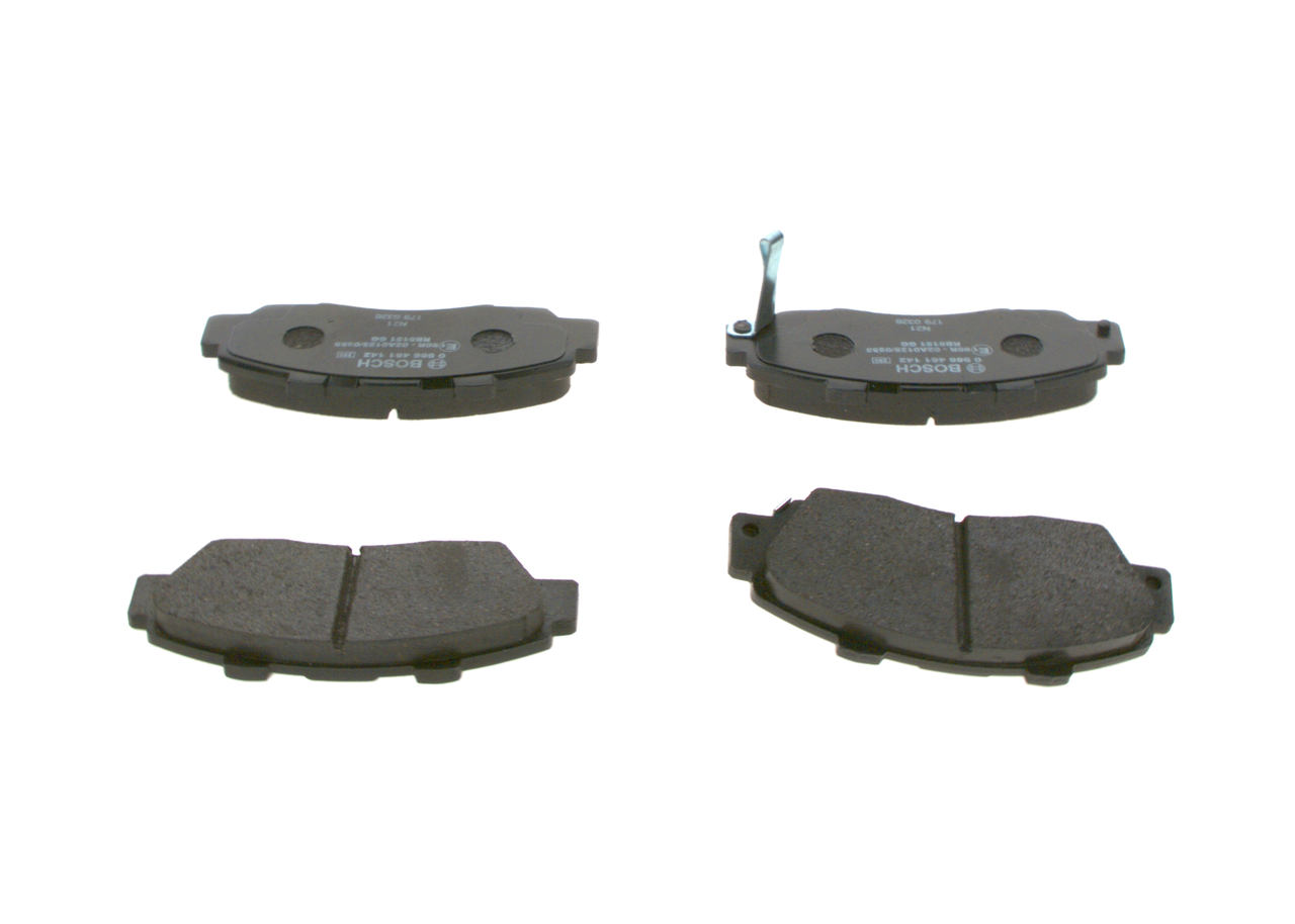 Brake Pad Set, disc brake - 0 986 461 142 BOSCH