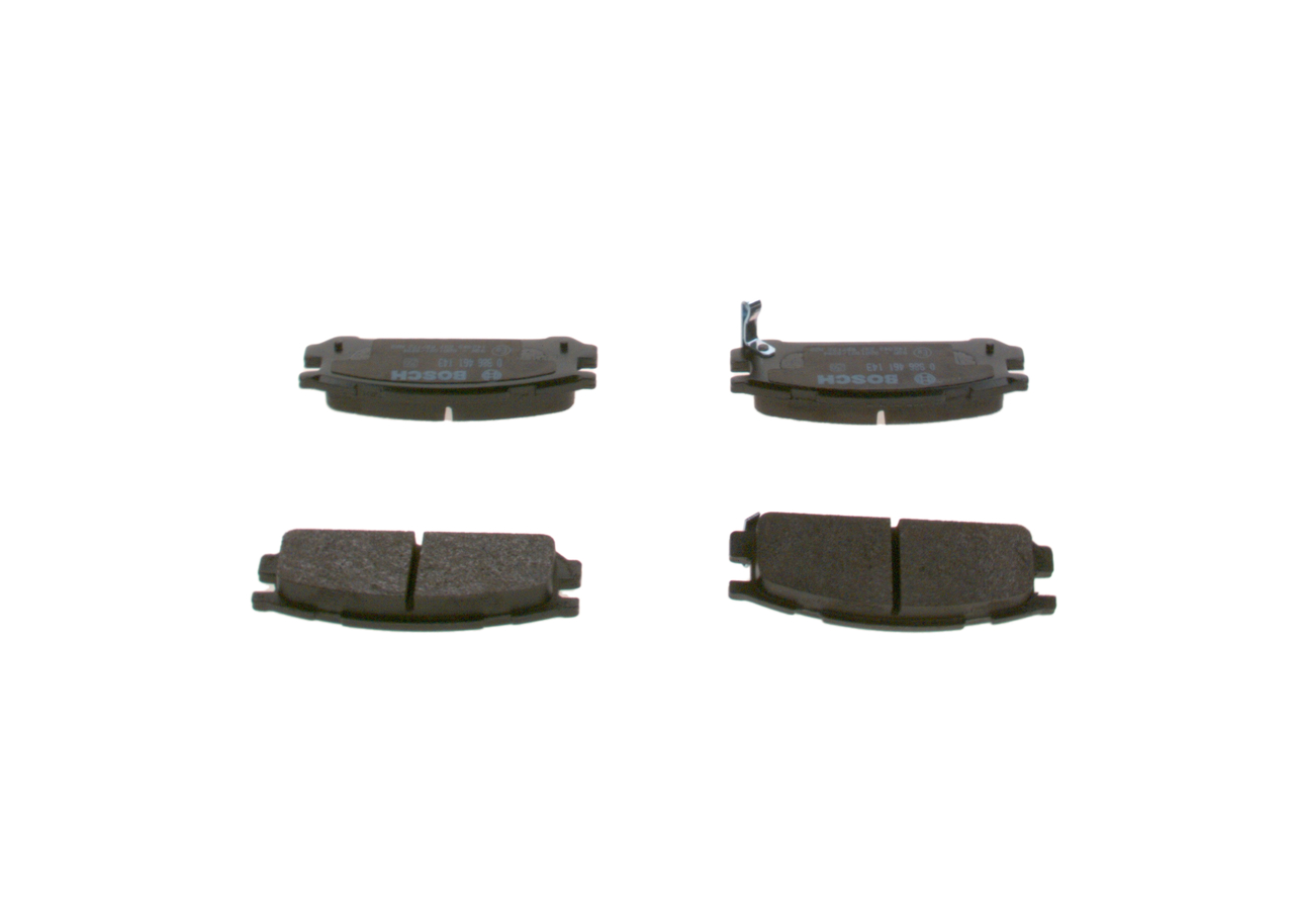 Brake Pad Set, disc brake - 0 986 461 143 BOSCH