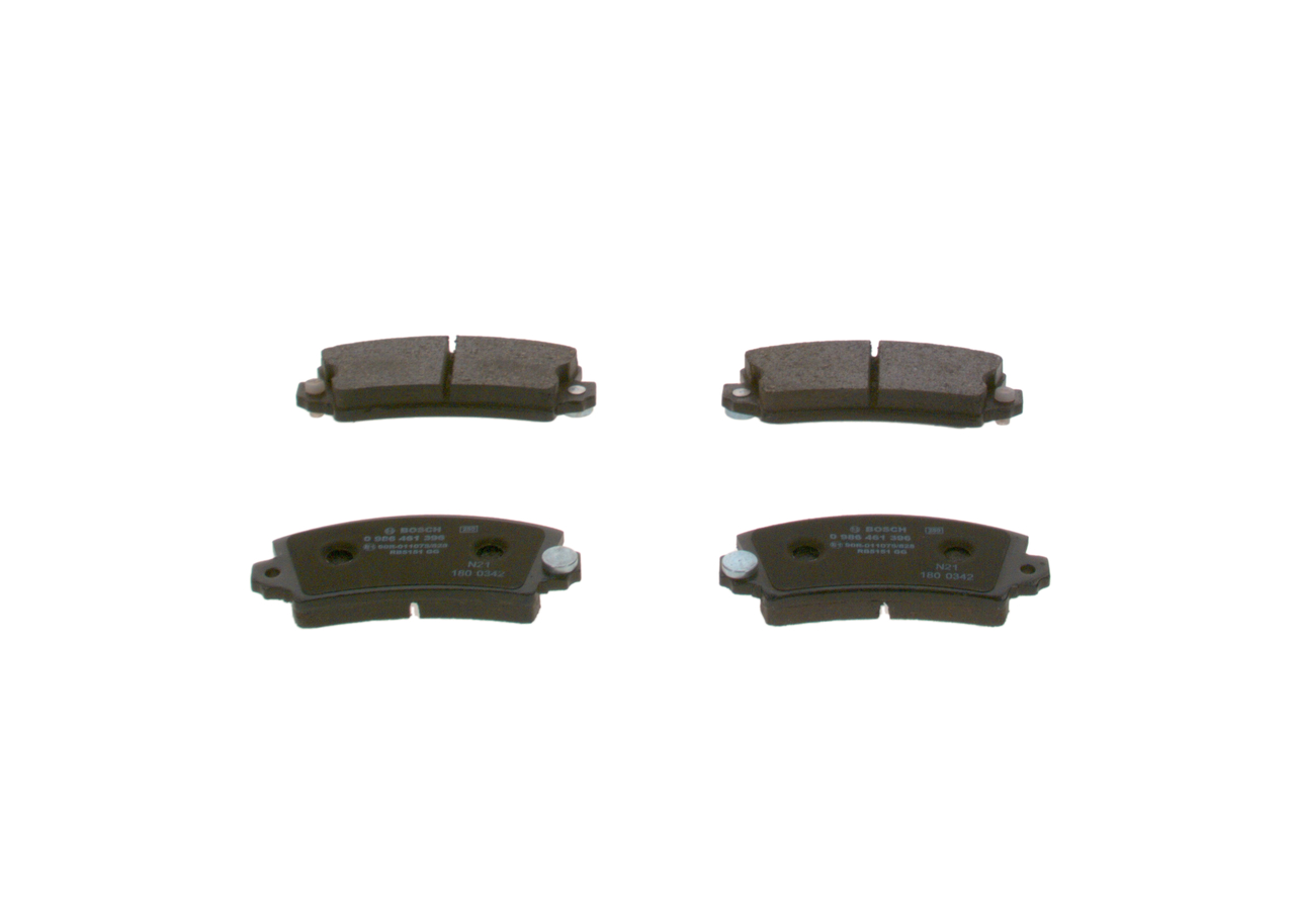 Kit pastiglie freno, Freno a disco - 0 986 461 396 BOSCH