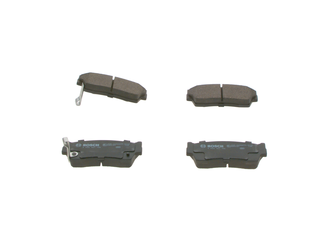 Brake Pad Set, disc brake - 0 986 461 750 BOSCH