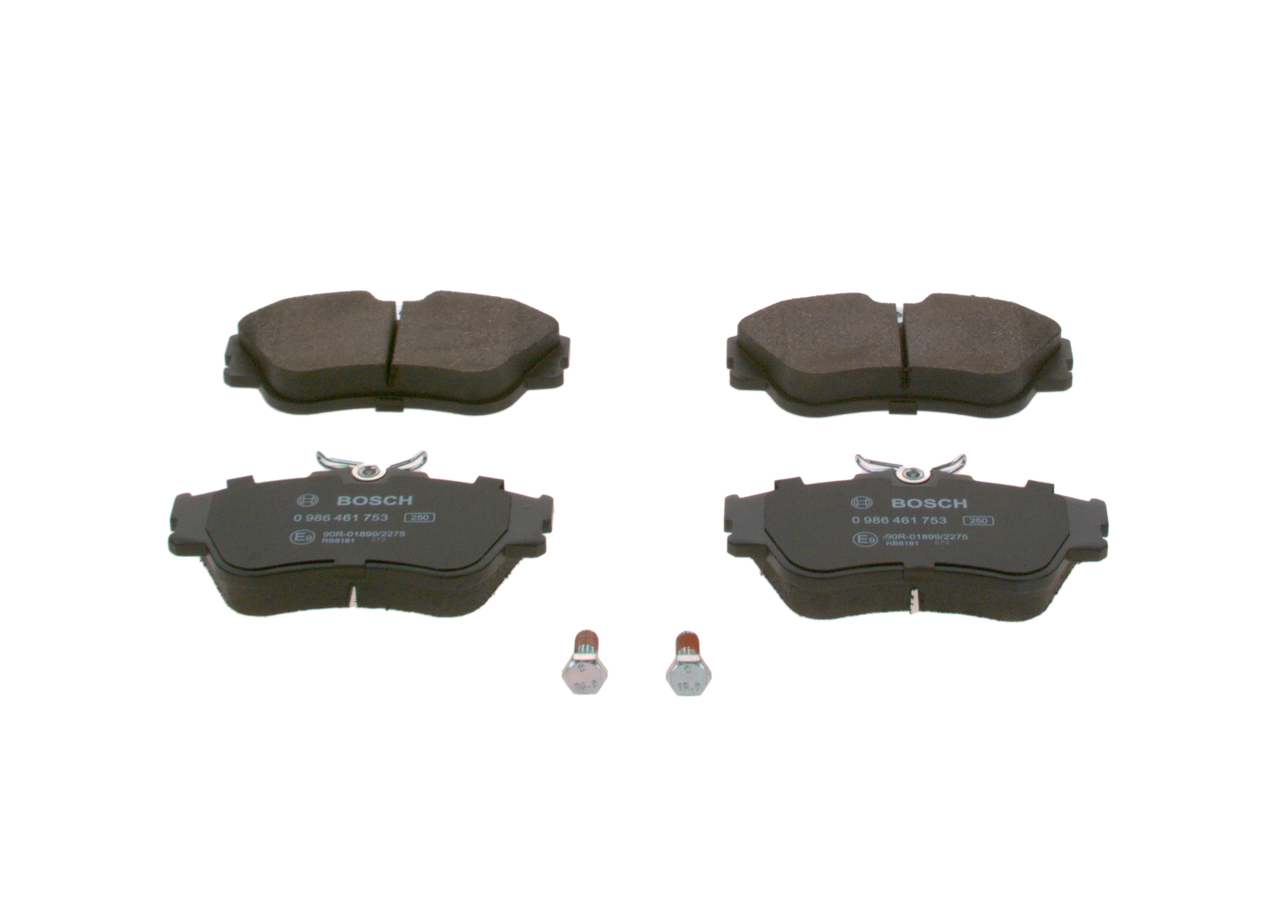 Brake Pad Set, disc brake - 0 986 461 753 BOSCH