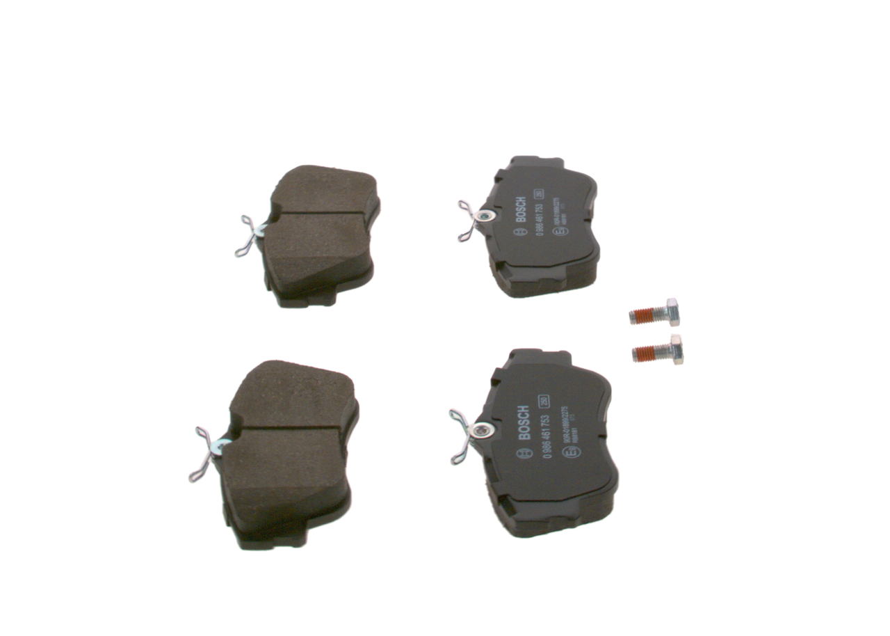 Brake Pad Set, disc brake - 0 986 461 753 BOSCH