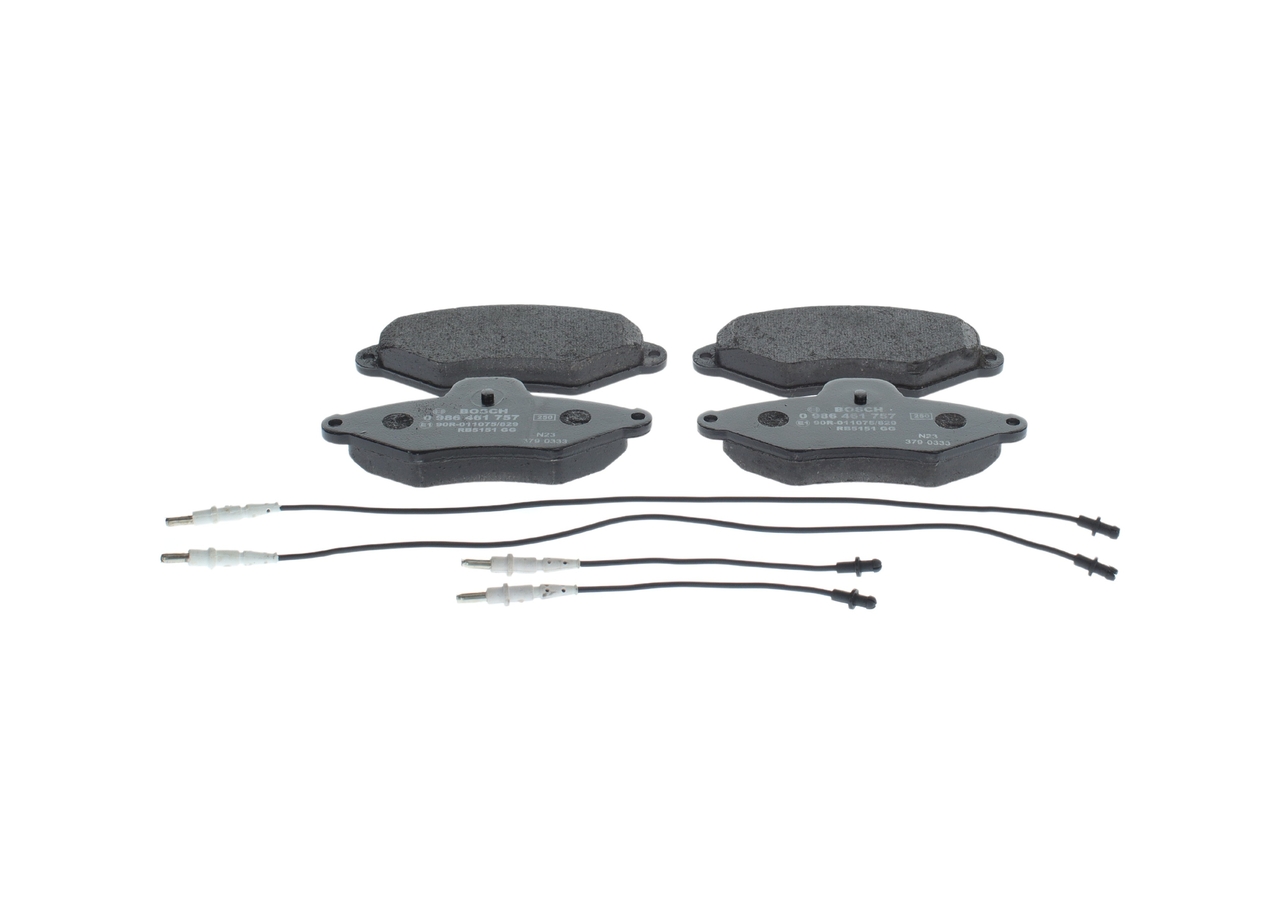 Brake Pad Set, disc brake - 0 986 461 757 BOSCH