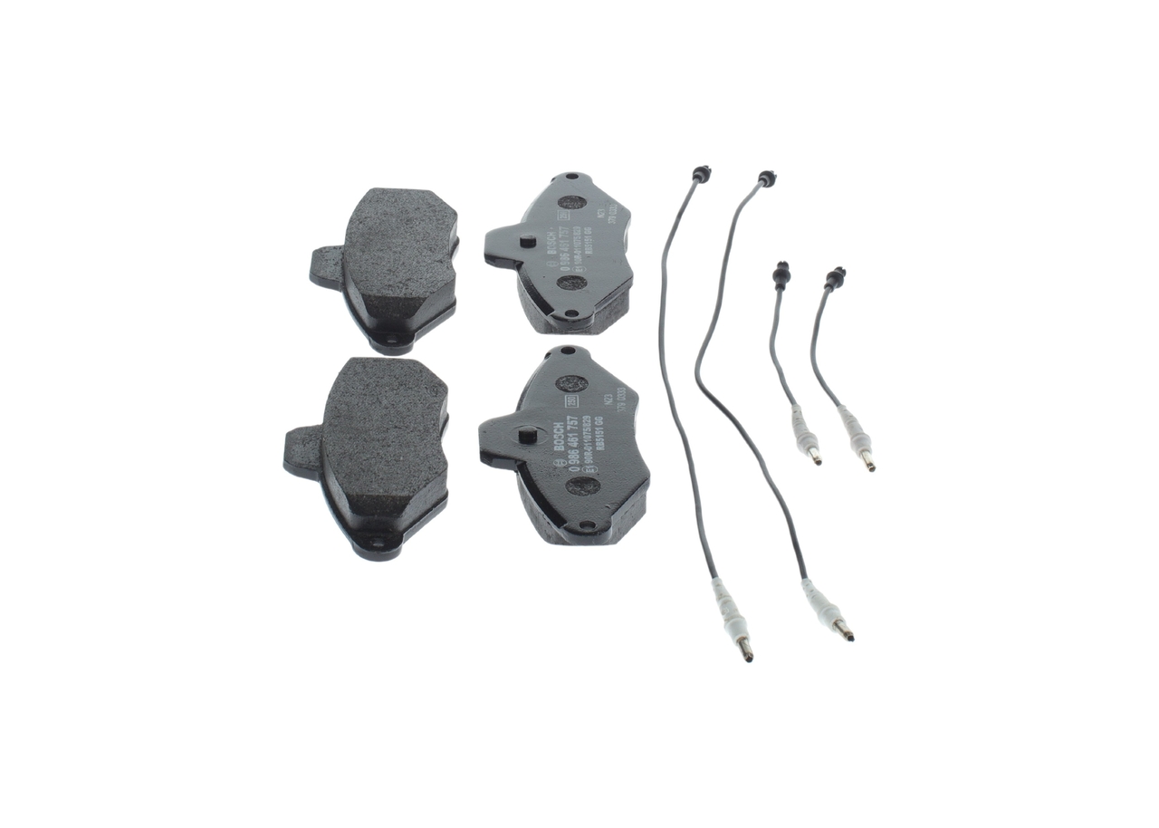 Brake Pad Set, disc brake - 0 986 461 757 BOSCH