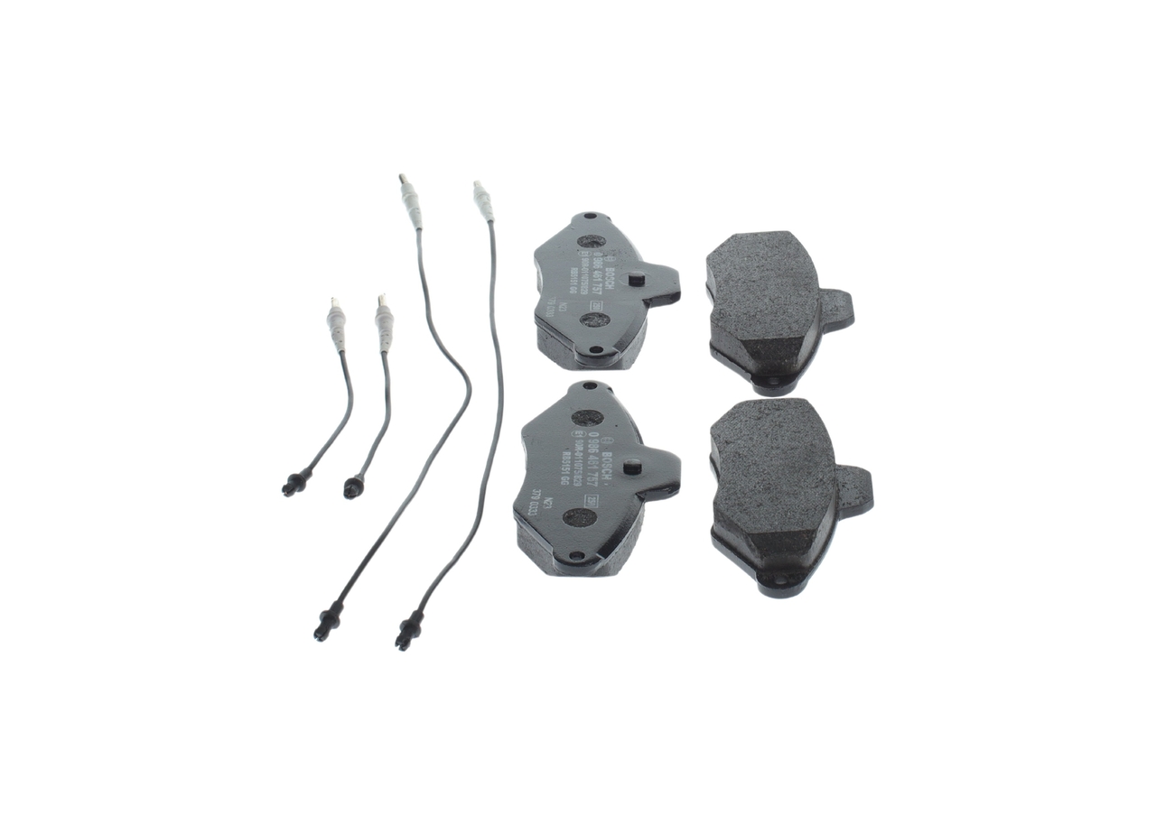 Brake Pad Set, disc brake - 0 986 461 757 BOSCH