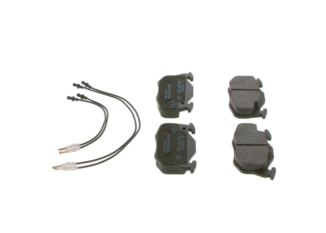 Brake Pad Set, disc brake - 0 986 461 763 BOSCH
