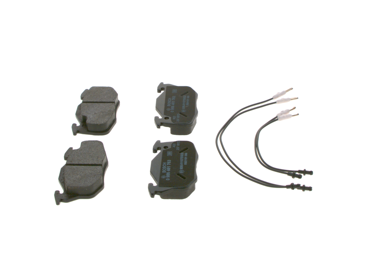 Brake Pad Set, disc brake - 0 986 461 763 BOSCH