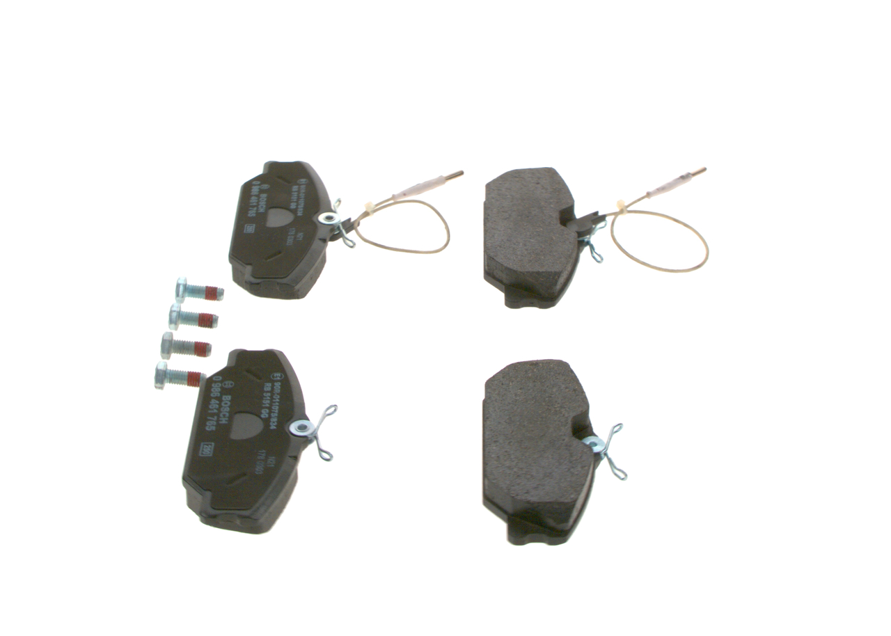 Brake Pad Set, disc brake - 0 986 461 765 BOSCH