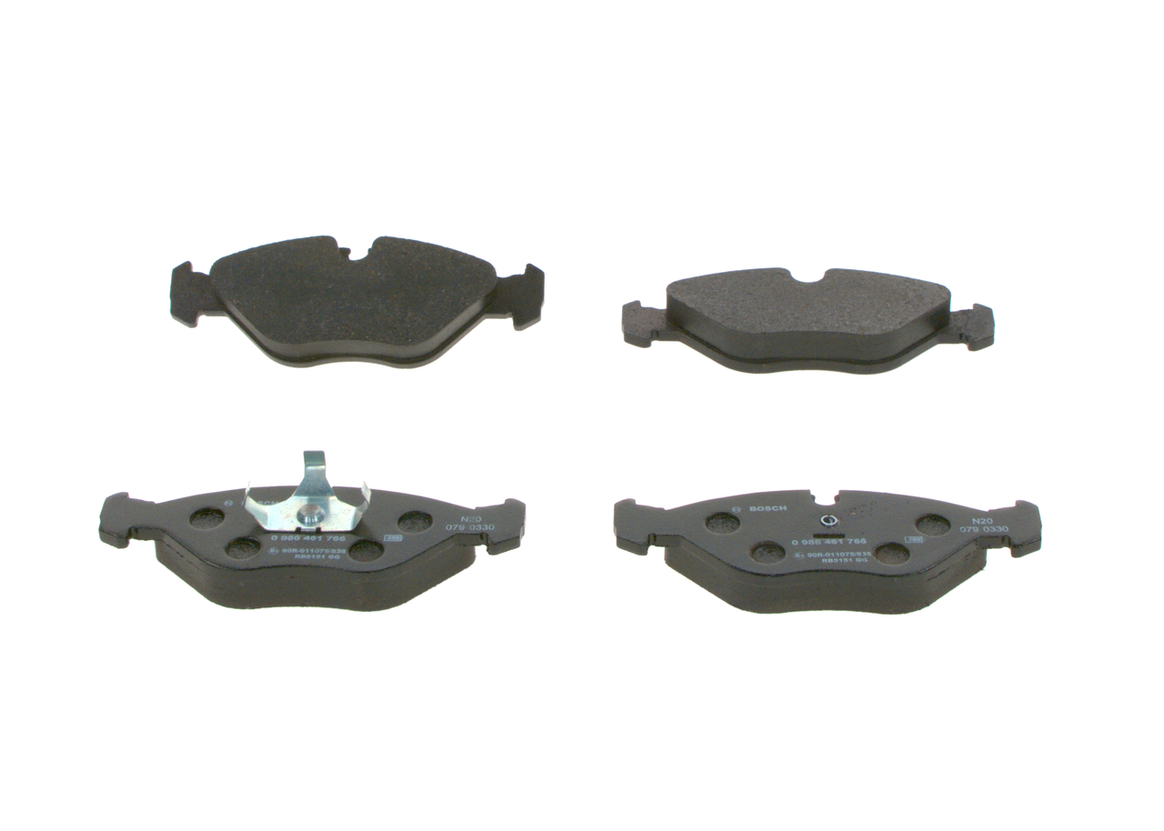 Brake Pad Set, disc brake - 0 986 461 766 BOSCH
