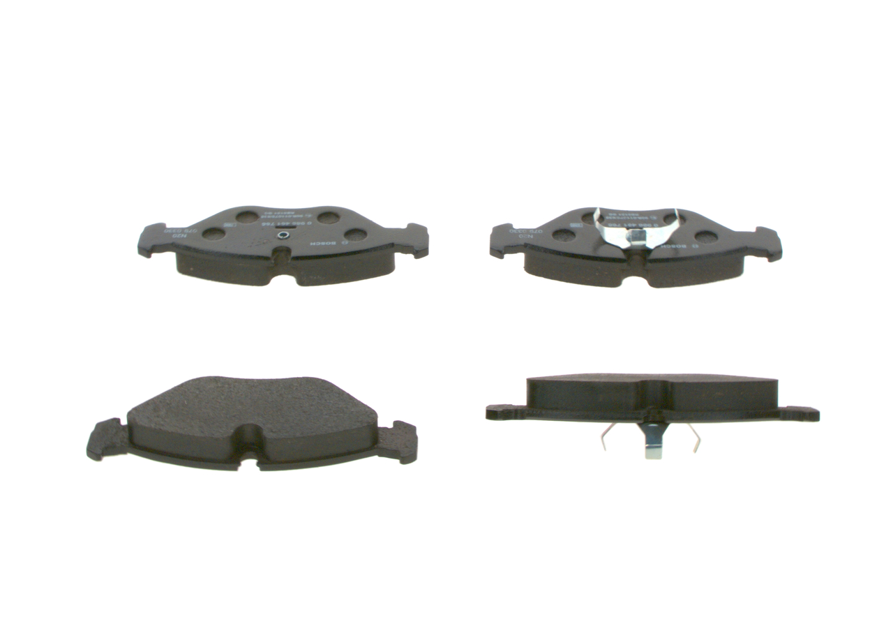 Brake Pad Set, disc brake - 0 986 461 766 BOSCH