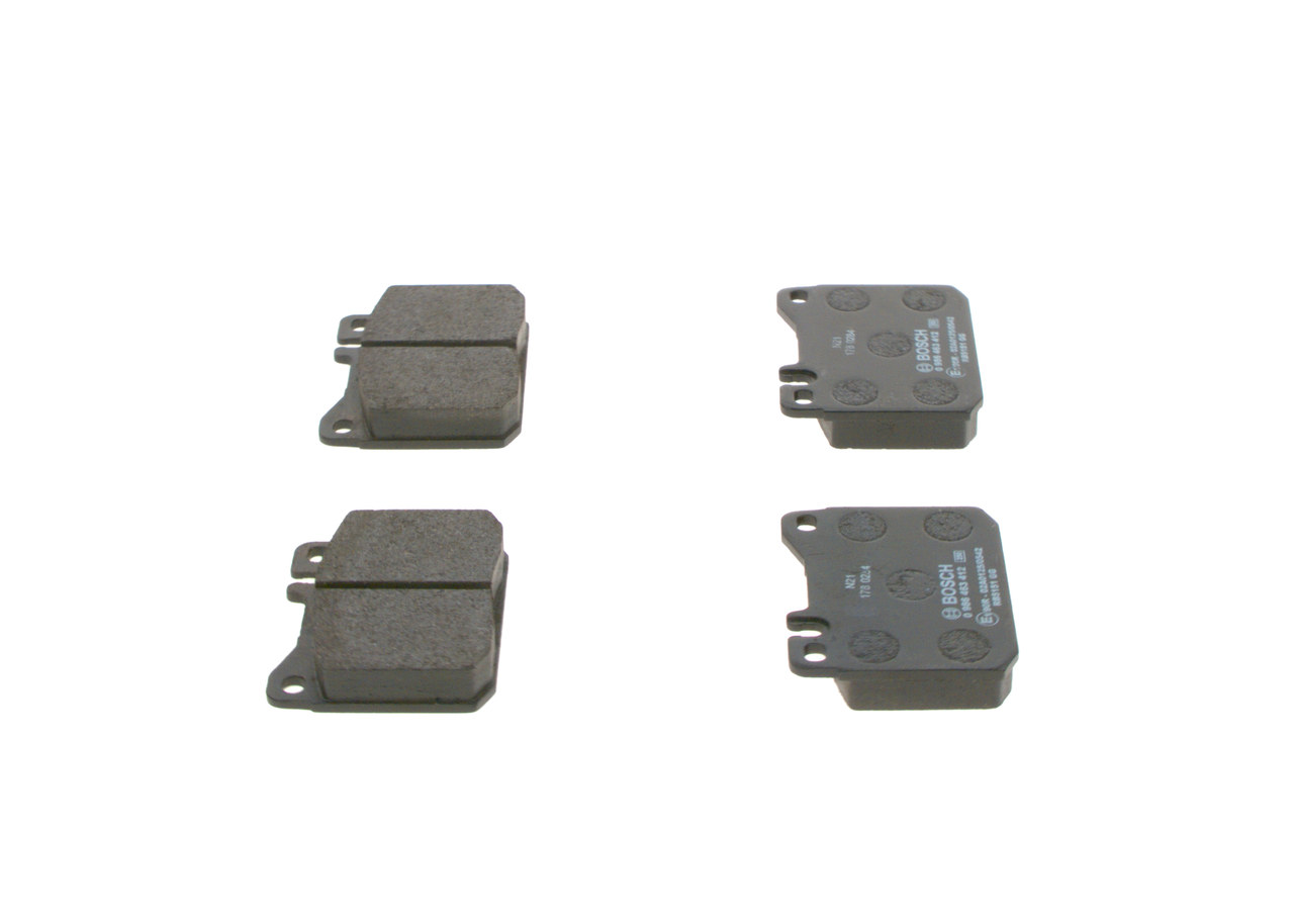 Brake Pad Set, disc brake - 0 986 463 412 BOSCH
