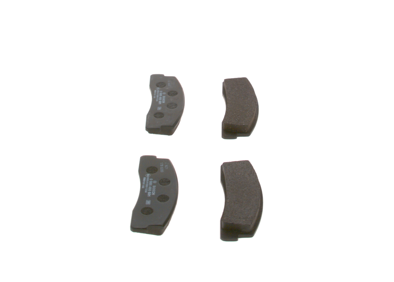 Brake Pad Set, disc brake - 0 986 466 601 BOSCH