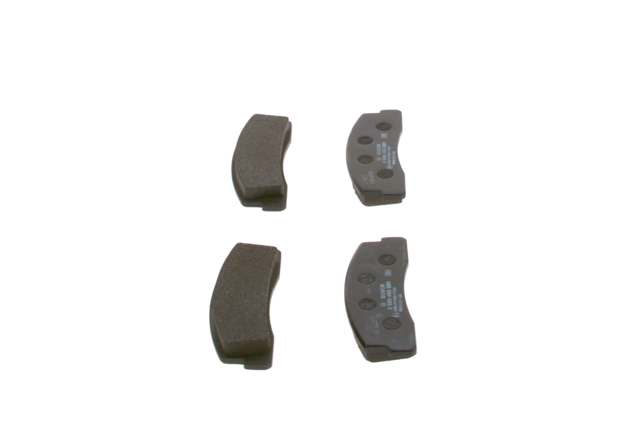 Brake Pad Set, disc brake - 0 986 466 601 BOSCH