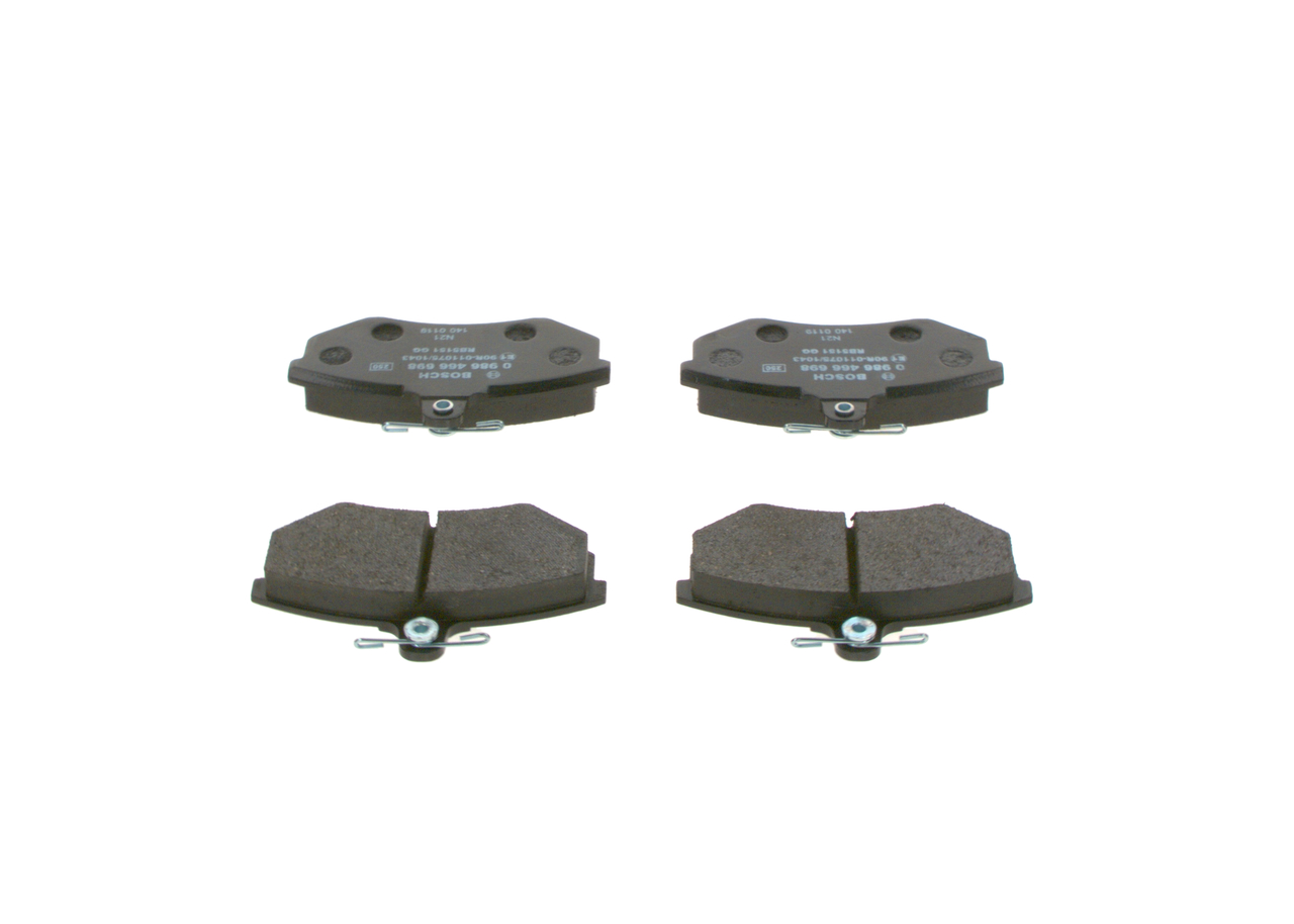 Kit pastiglie freno, Freno a disco - 0 986 466 698 BOSCH