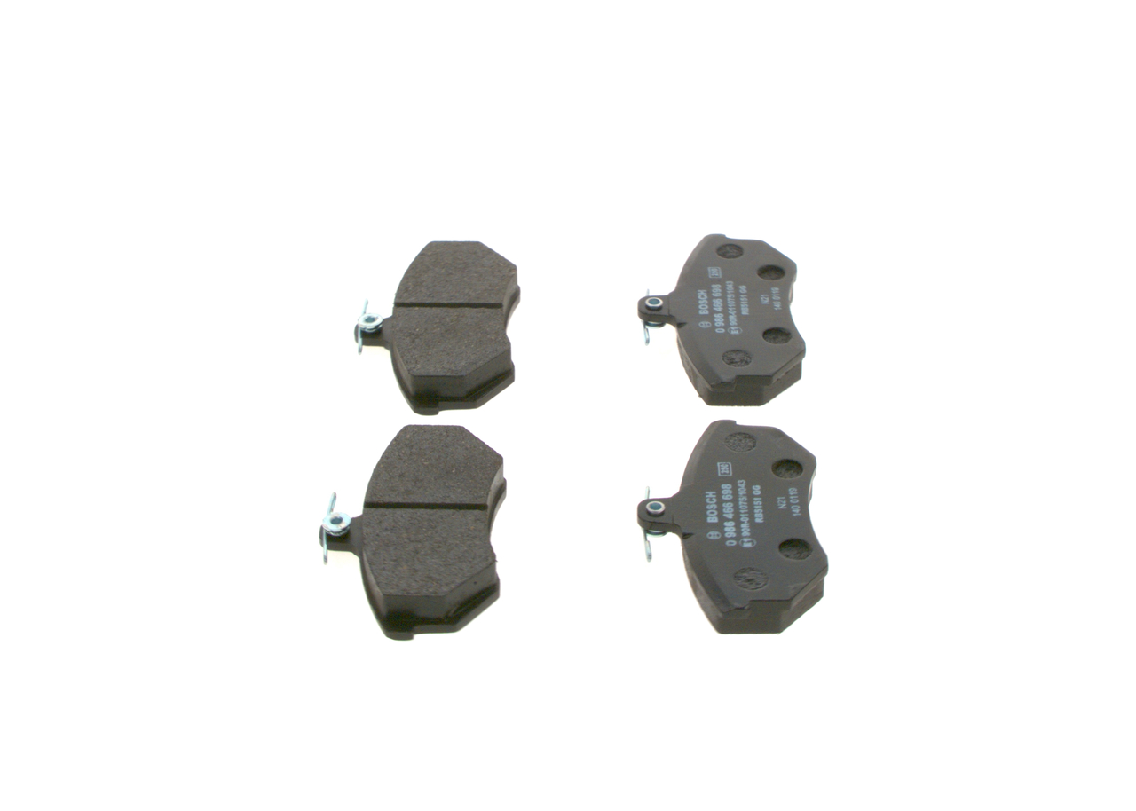 Kit pastiglie freno, Freno a disco - 0 986 466 698 BOSCH