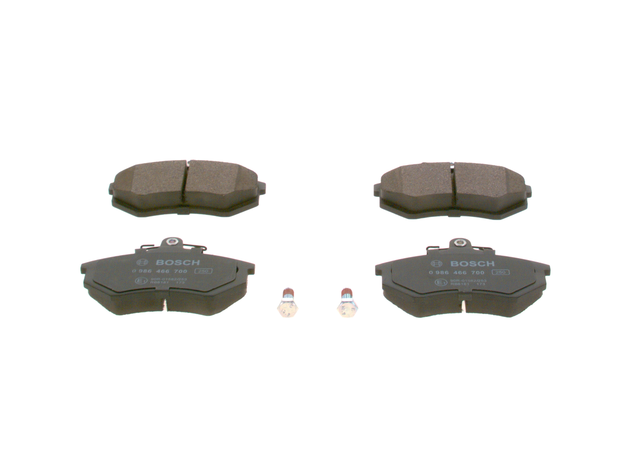 Brake Pad Set, disc brake - 0 986 466 700 BOSCH