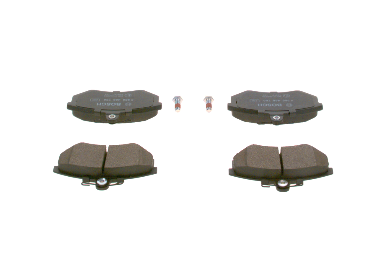 Brake Pad Set, disc brake - 0 986 466 700 BOSCH