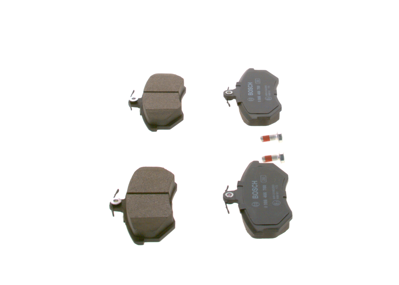 Brake Pad Set, disc brake - 0 986 466 700 BOSCH