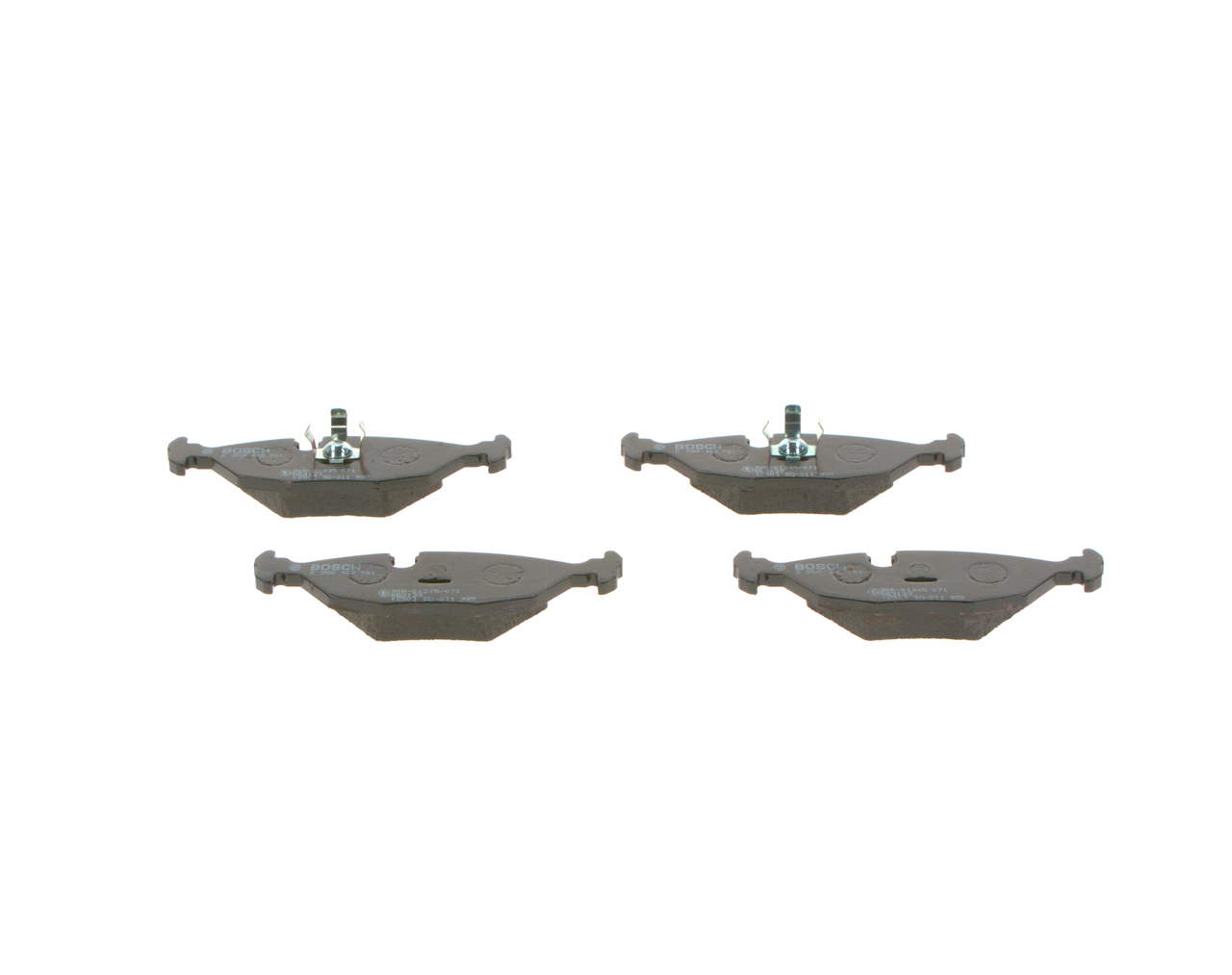 Brake Pad Set, disc brake - 0 986 466 751 BOSCH