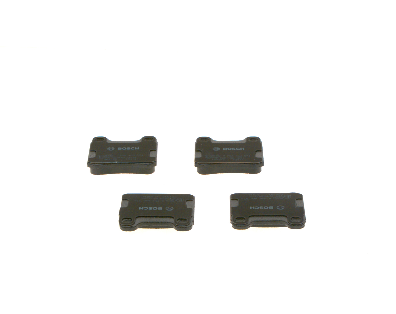 Brake Pad Set, disc brake - 0 986 466 874 BOSCH