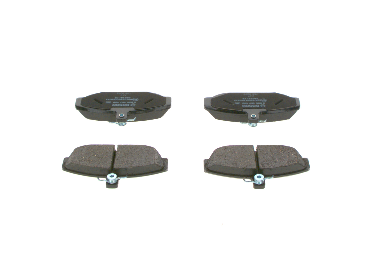 Brake Pad Set, disc brake - 0 986 467 400 BOSCH