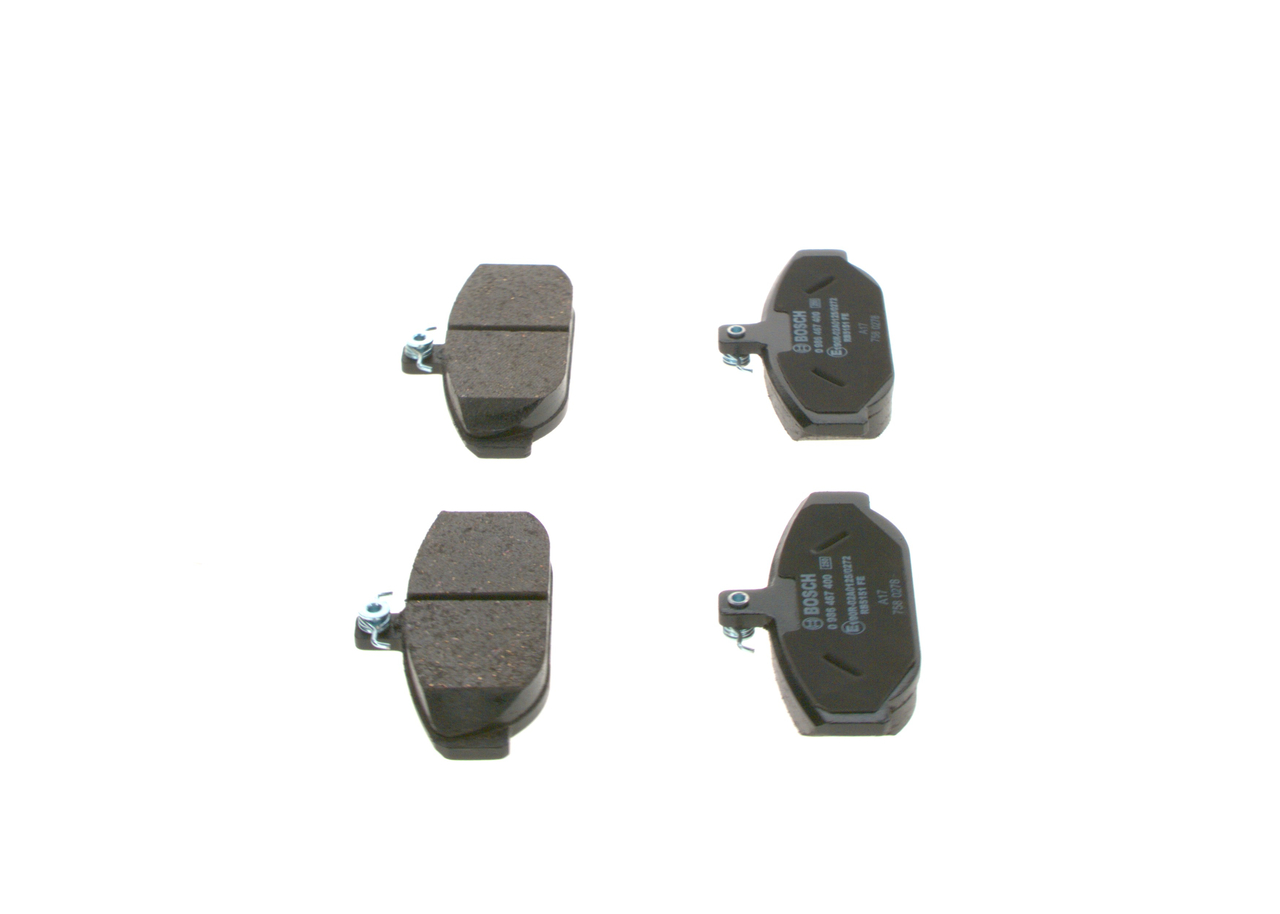 Brake Pad Set, disc brake - 0 986 467 400 BOSCH