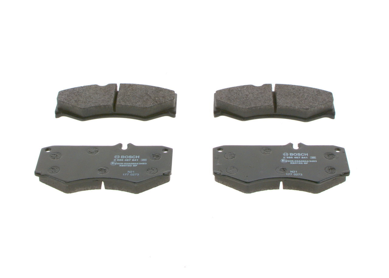 Kit pastiglie freno, Freno a disco - 0 986 467 841 BOSCH
