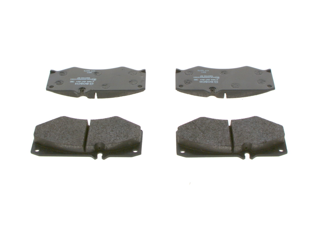 Brake Pad Set, disc brake - 0 986 467 841 BOSCH