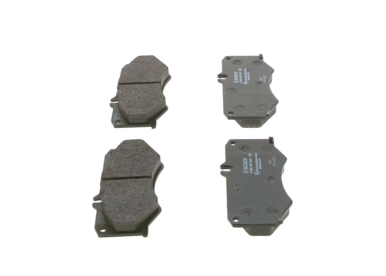 Brake Pad Set, disc brake - 0 986 467 841 BOSCH