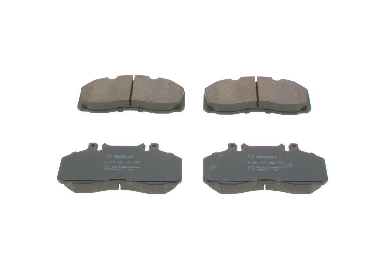 Brake Pad Set, disc brake - 0 986 468 350 BOSCH