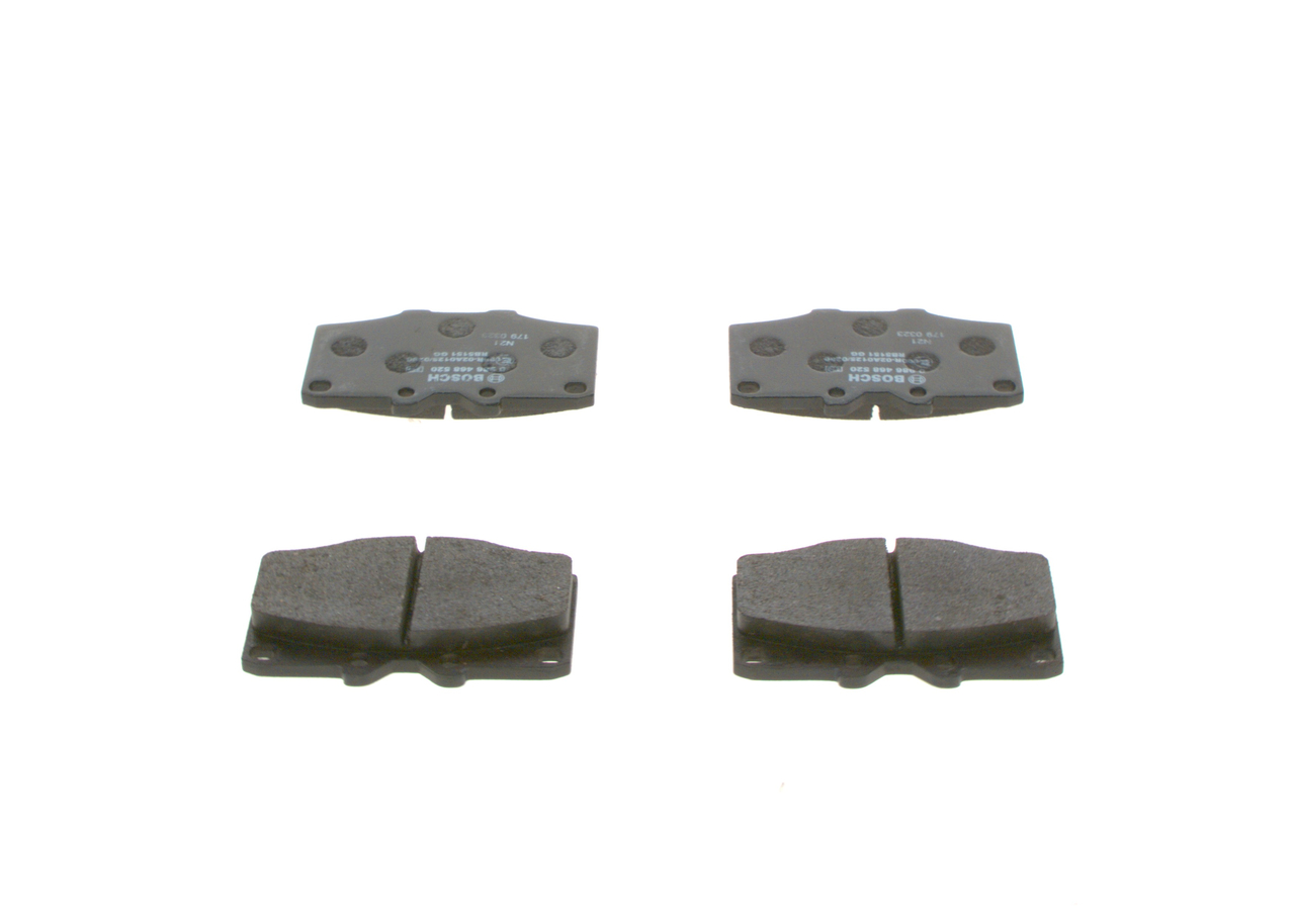 Brake Pad Set, disc brake - 0 986 468 520 BOSCH