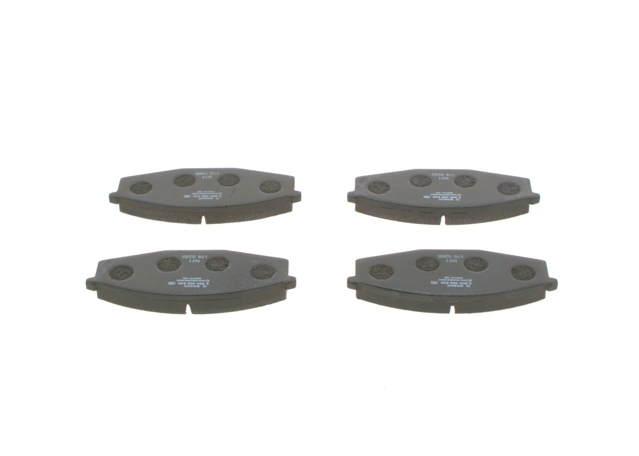Brake Pad Set, disc brake - 0 986 468 630 BOSCH