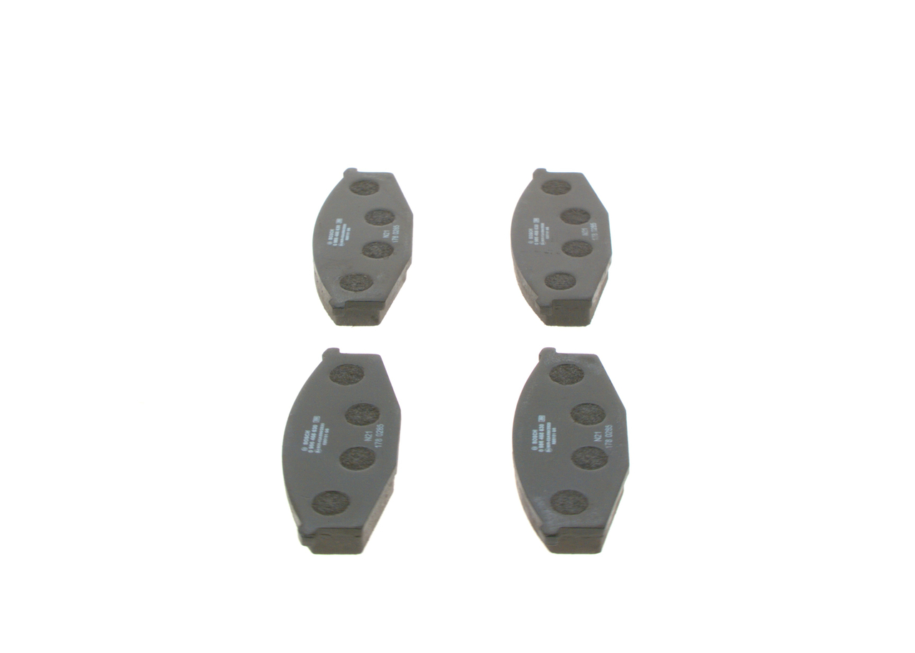 Brake Pad Set, disc brake - 0 986 468 630 BOSCH