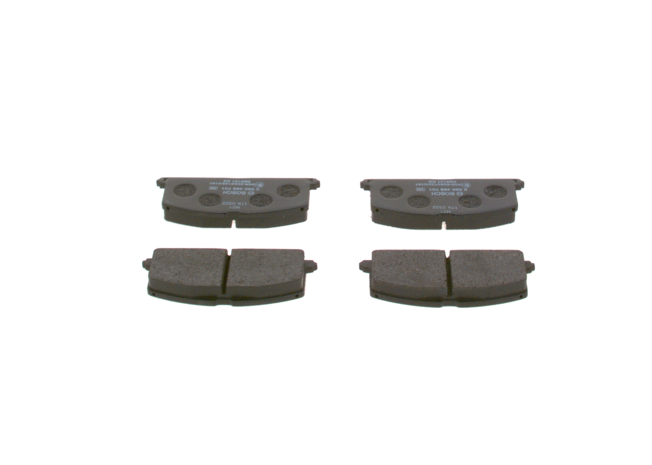Brake Pad Set, disc brake - 0 986 468 701 BOSCH