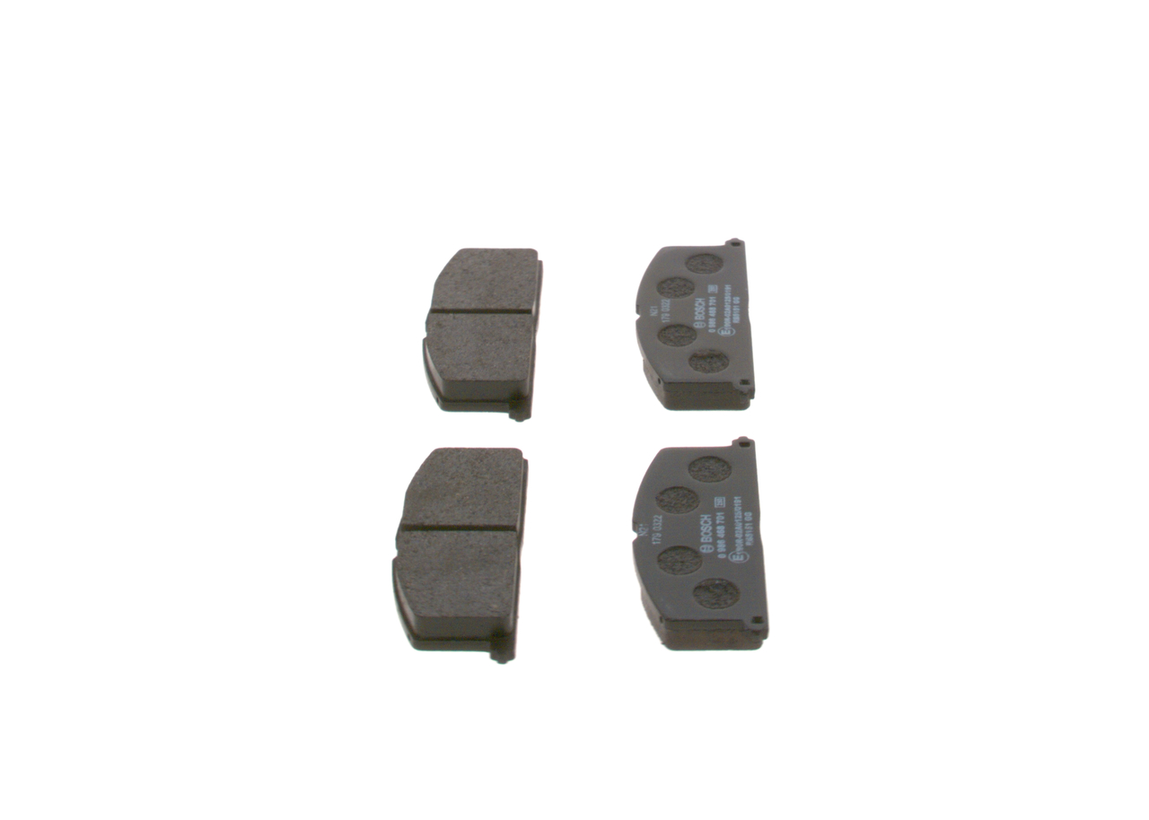 Brake Pad Set, disc brake - 0 986 468 701 BOSCH