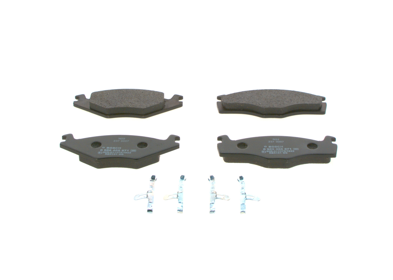 Kit pastiglie freno, Freno a disco - 0 986 468 871 BOSCH