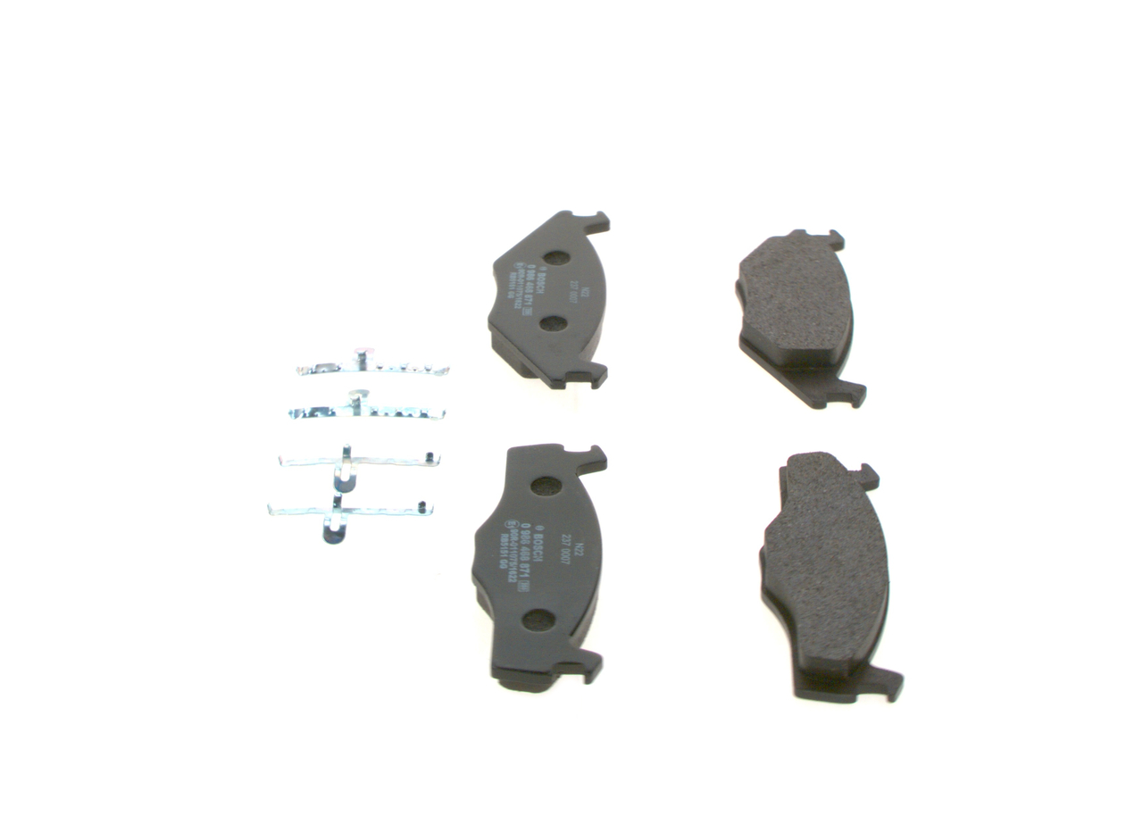 Brake Pad Set, disc brake - 0 986 468 871 BOSCH