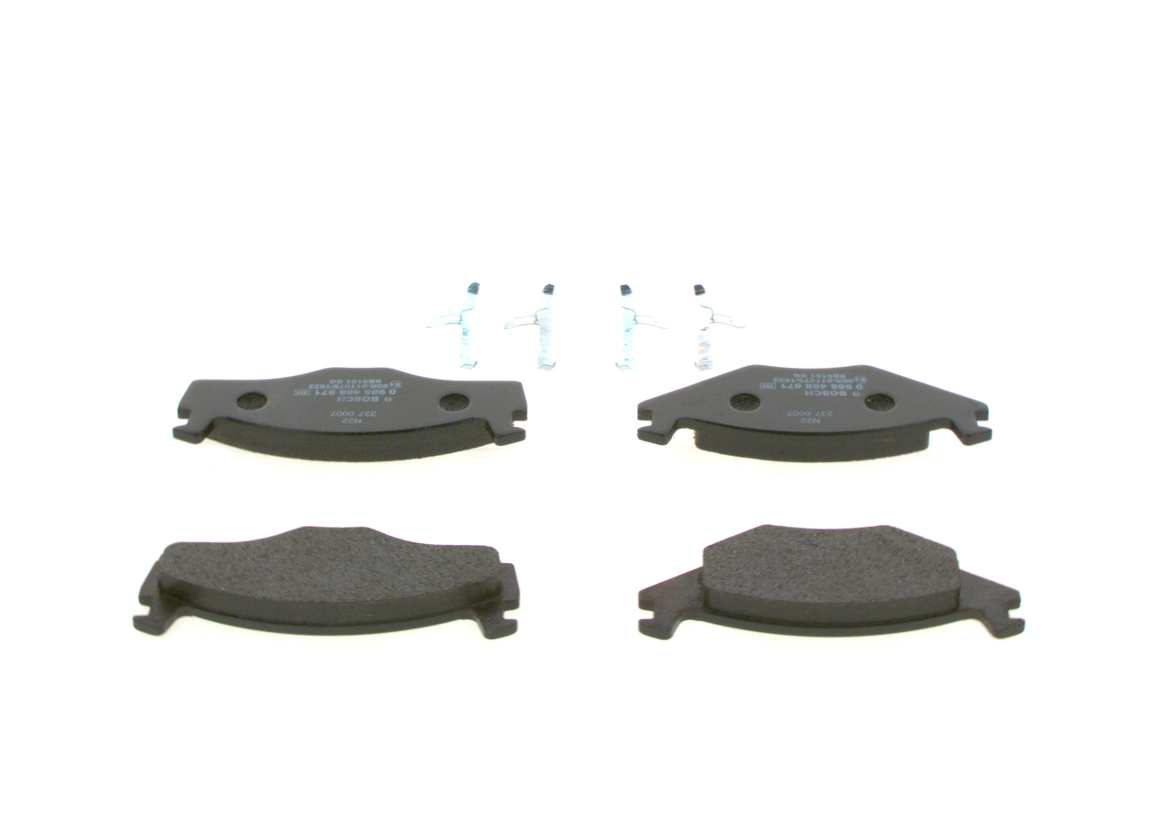 Brake Pad Set, disc brake - 0 986 468 871 BOSCH