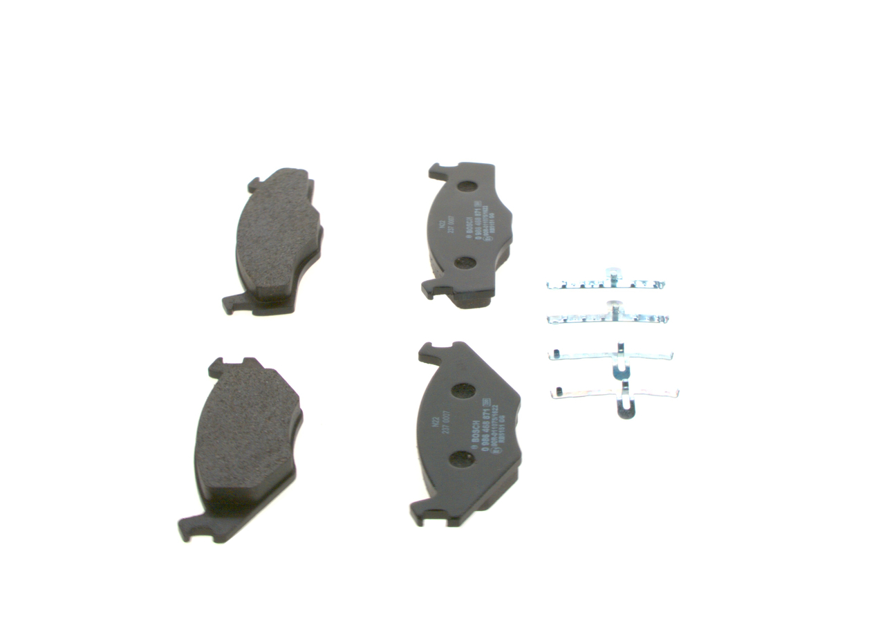 Brake Pad Set, disc brake - 0 986 468 871 BOSCH